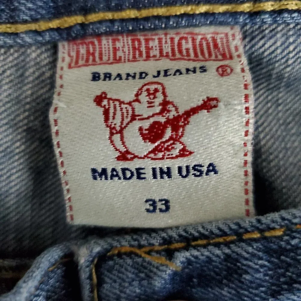 True Religion World Tour Billy Straight Leg Jeans